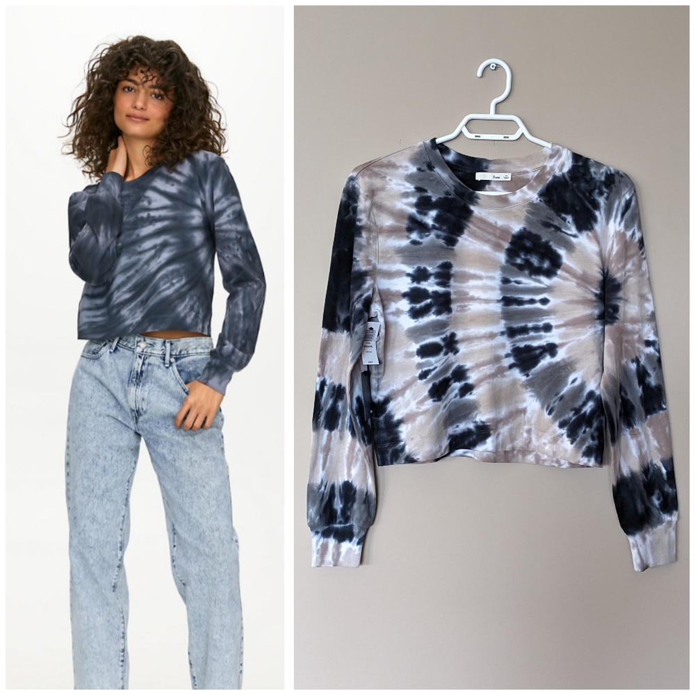 NWT Wilfred Free Weekend Arizona Long-sleeve tie-dye tee from Aritzia